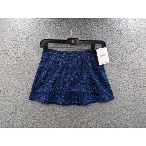 Dolfin Aquashape Women's Waverly A-Line Navy Blue Swim Skirt sz Small *NEW* - Picture 1 of 8